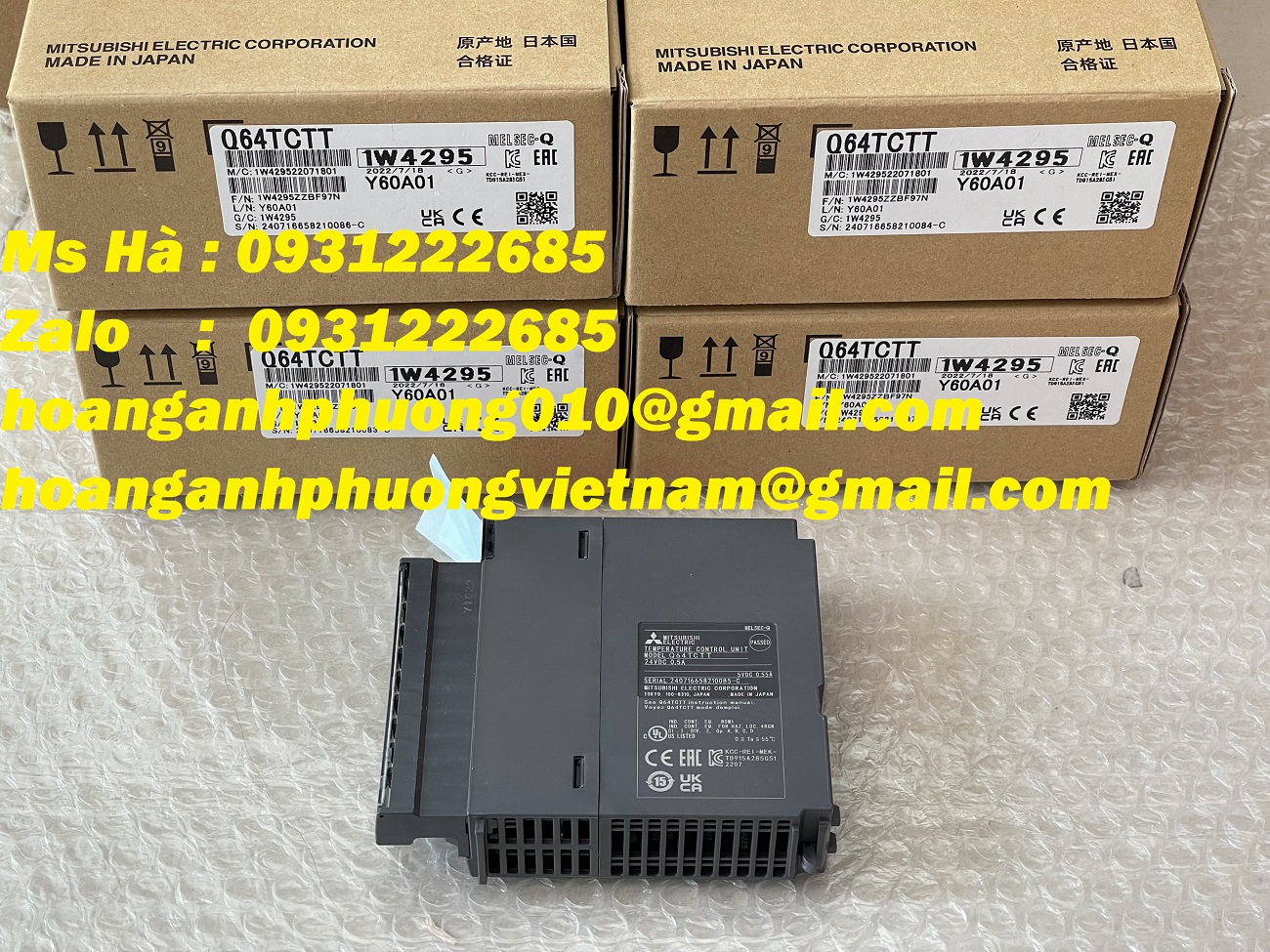 Bộ mô đun nhiệt 4 kênh đo dòng Q series Q64TCTT mitsubishi
